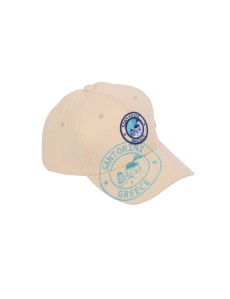Santorini Baseball Cap Stamp– 100% Cotton | Adjustable | Available in Various Designs & Colors