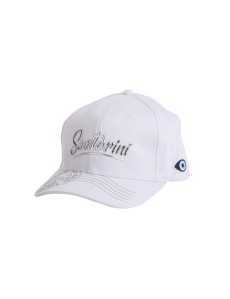 Santorini Baseball Cap with Embroidered Nautical Design on the Rim – 100% Cotton | Adjustable | Available in Various Designs & Colors
